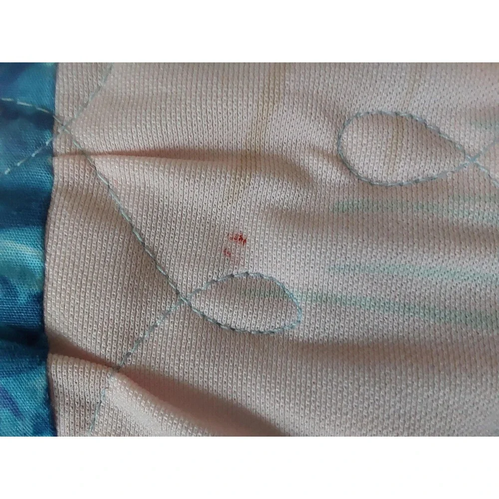 Handcrafted Colorful Crazy Quilt
